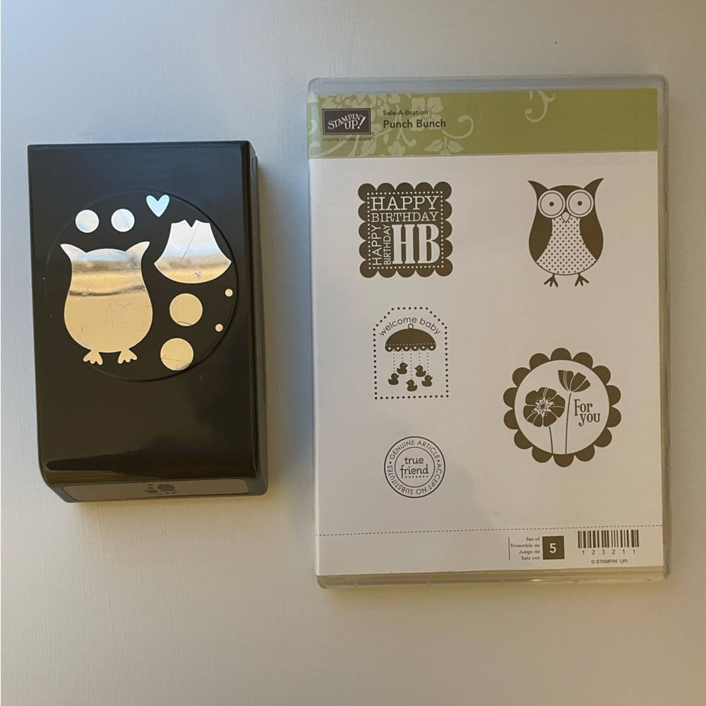 Stampin' Up! Owl Punch and Stamp Set